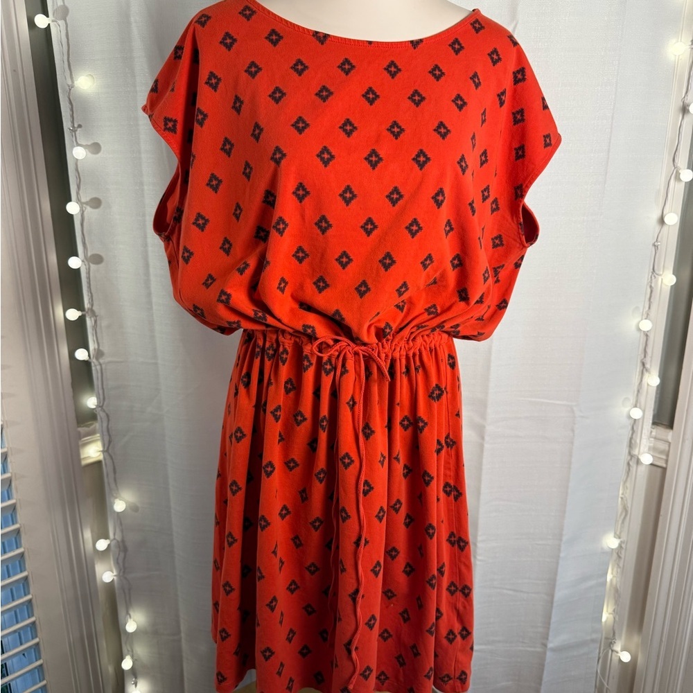 Tommy Hilfiger Red and Black Mini Dress